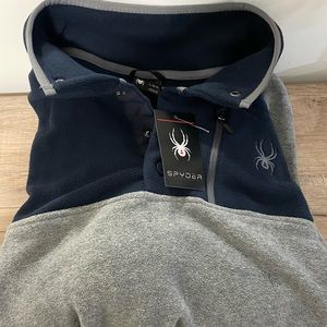 Mens Spyder 1/4 Snap Up Sweater